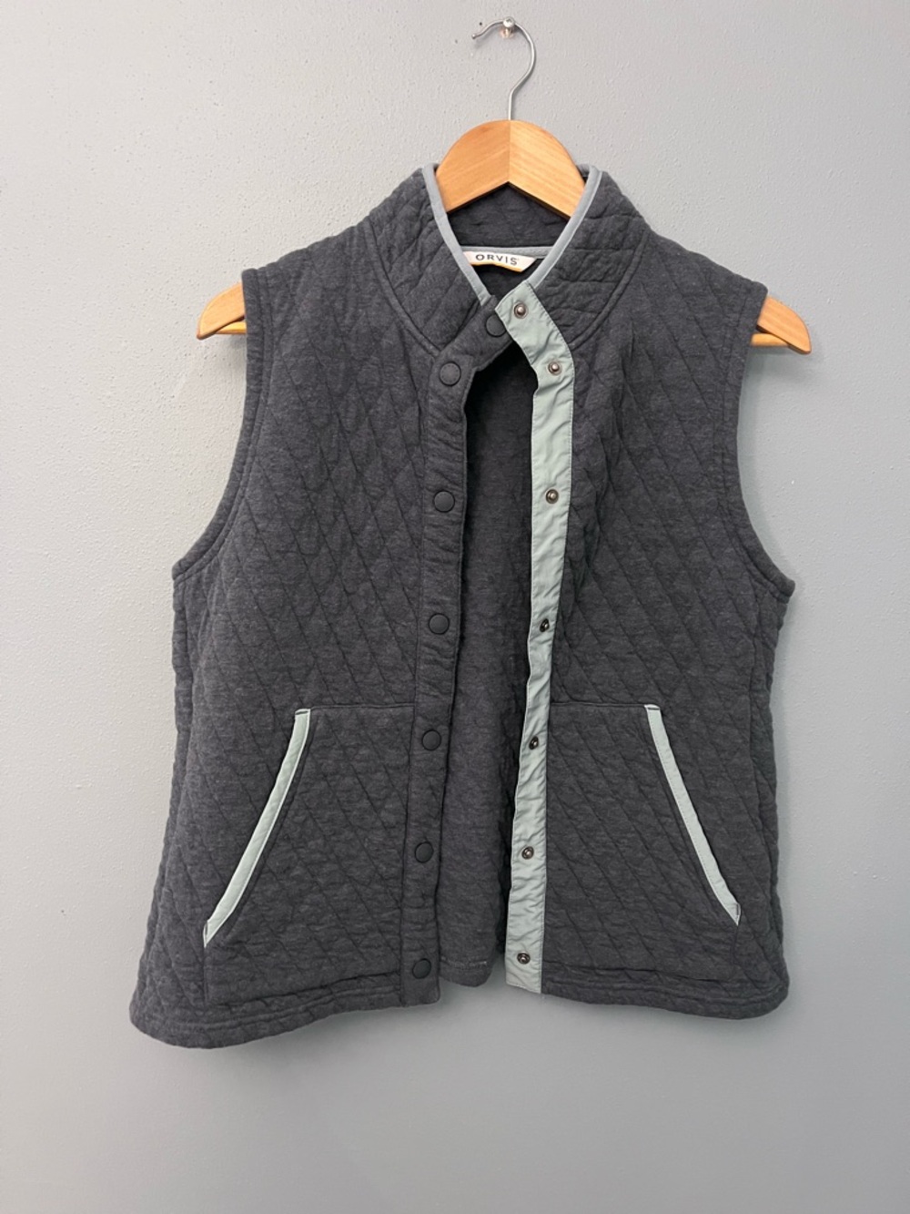 Orvis Quilted Snap-Front Vest